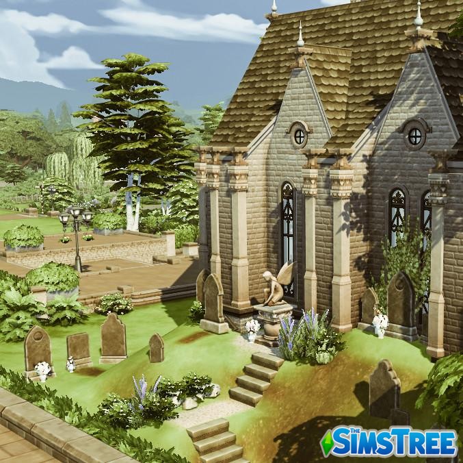Церковь Хенфорд-он-Бэгли от septembersim для Sims 4