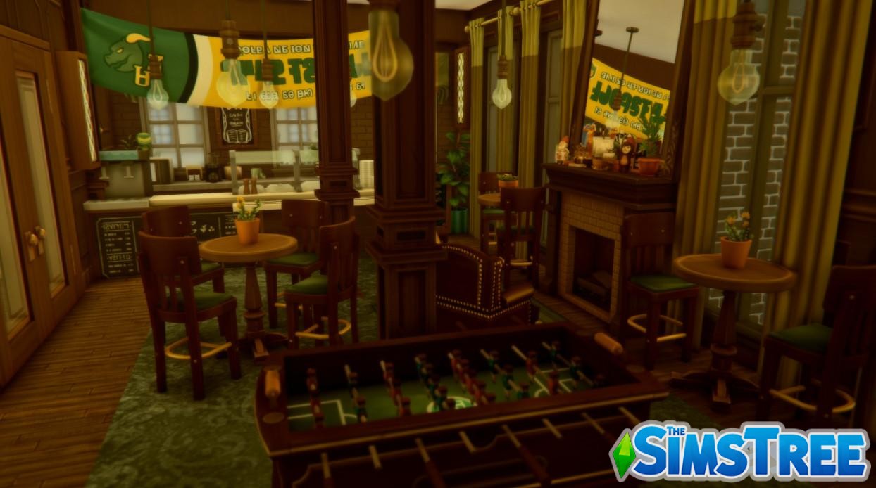 Участок Университетская библиотека от awingedllama для Sims 4