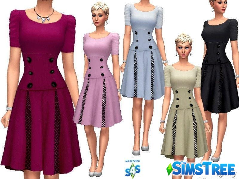 Юбка с широким поясом от dgandy для Sims 4