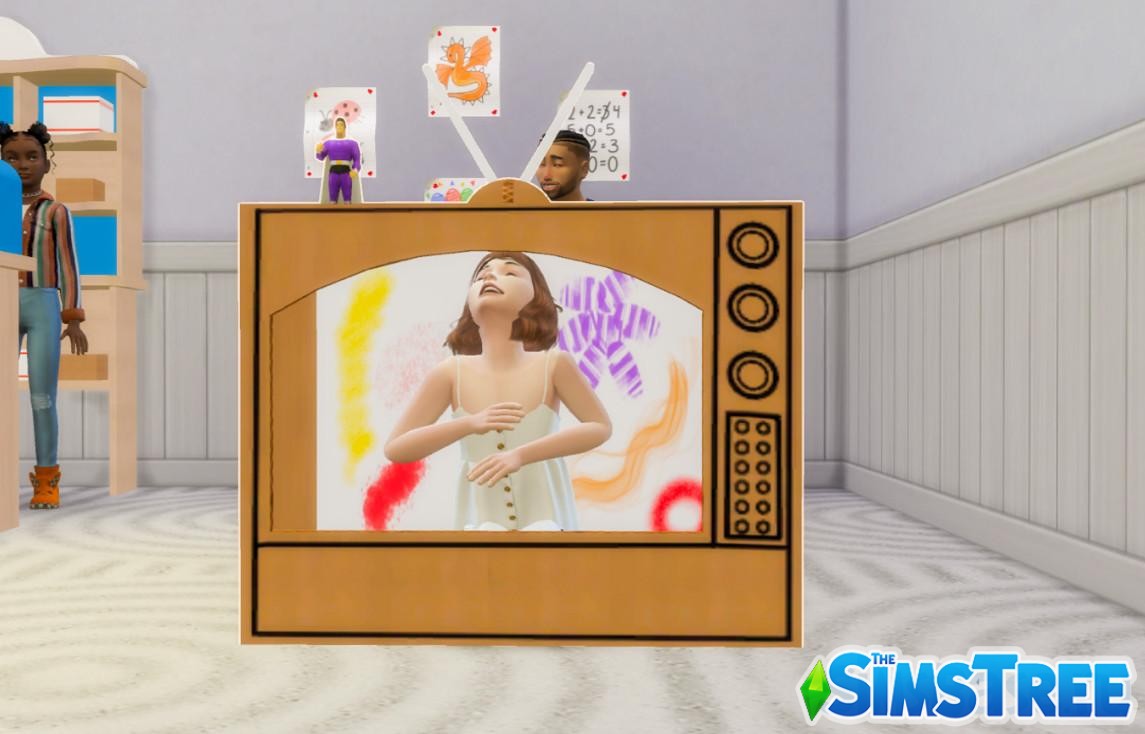 Мод «Детский функциональный набор – Почтовая станция» от TheGoldSim для Sims 4