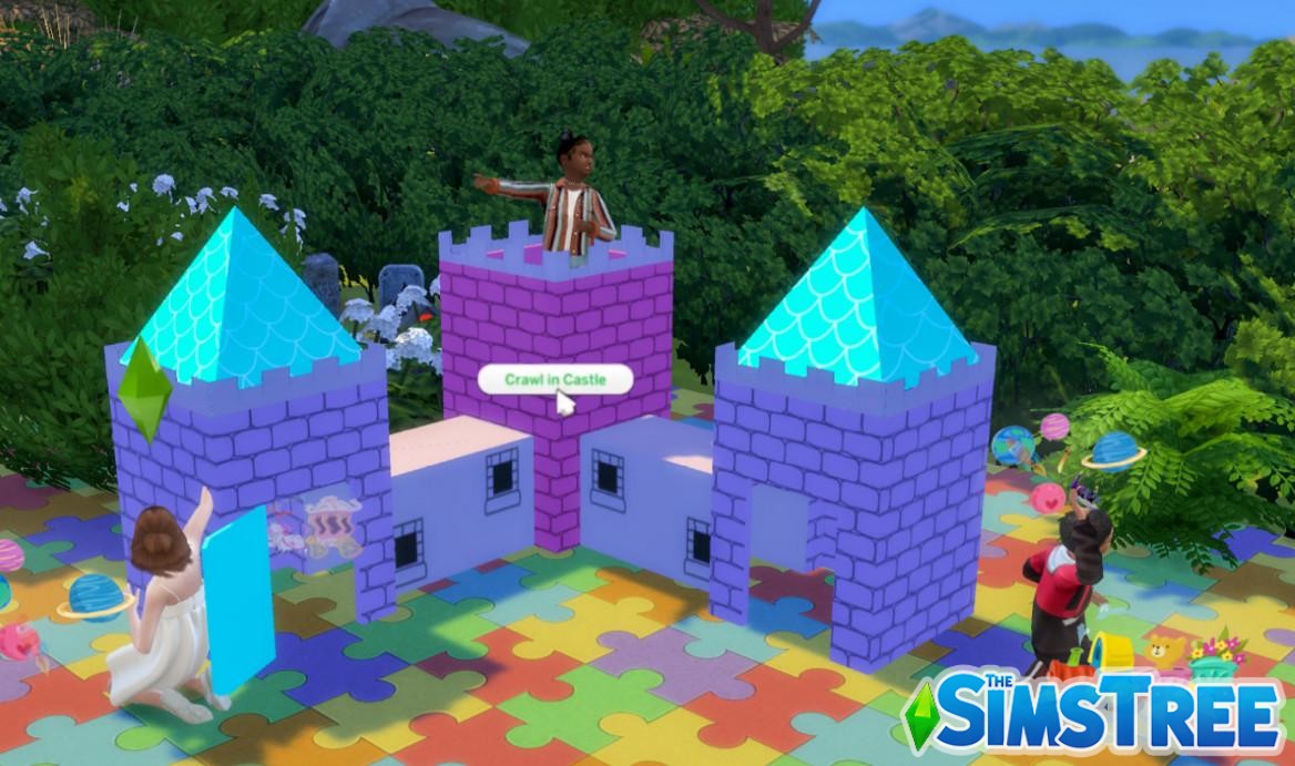 Мод «Детский функциональный набор – Почтовая станция» от TheGoldSim для Sims 4