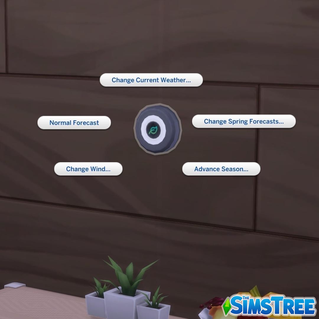 Мод «Мини-контроллер погоды» от lot51 для Sims 4