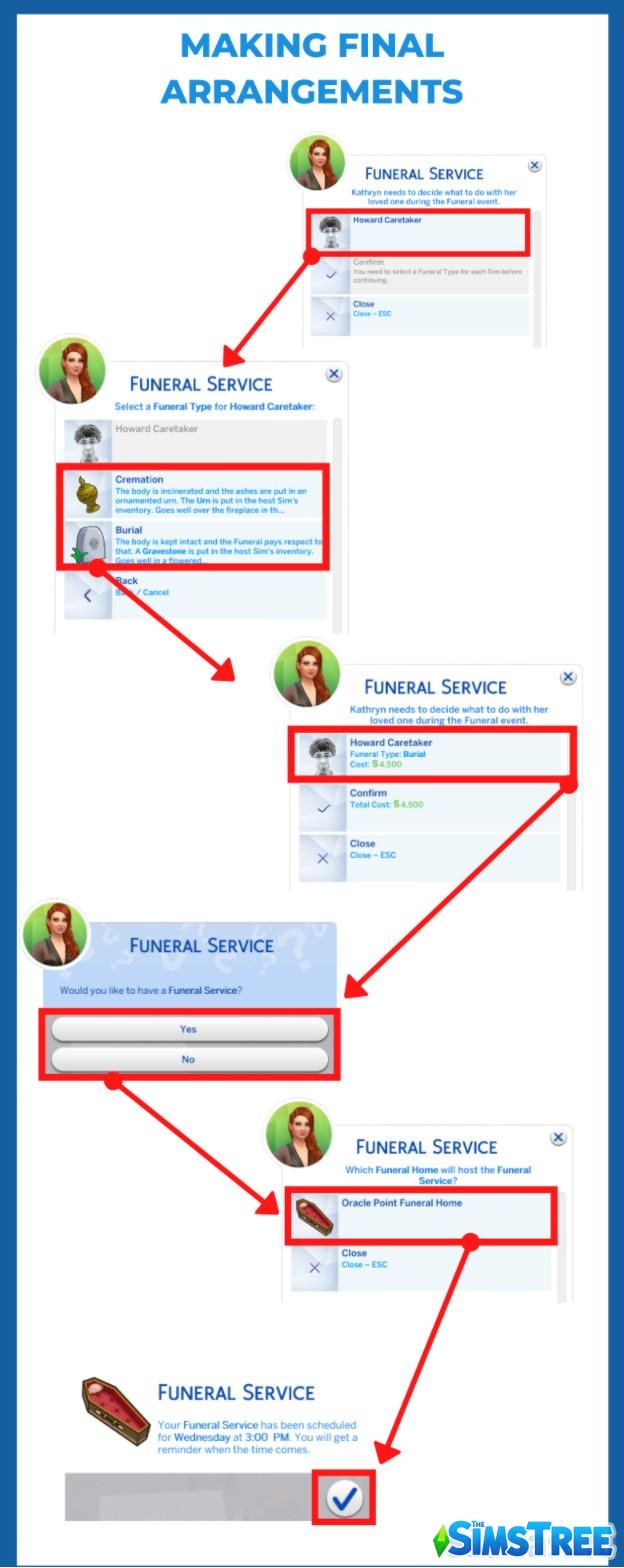 Мод «Mortem или замена Жнеца на Судмедэксперта 0.2» от simrealist для Sims 4