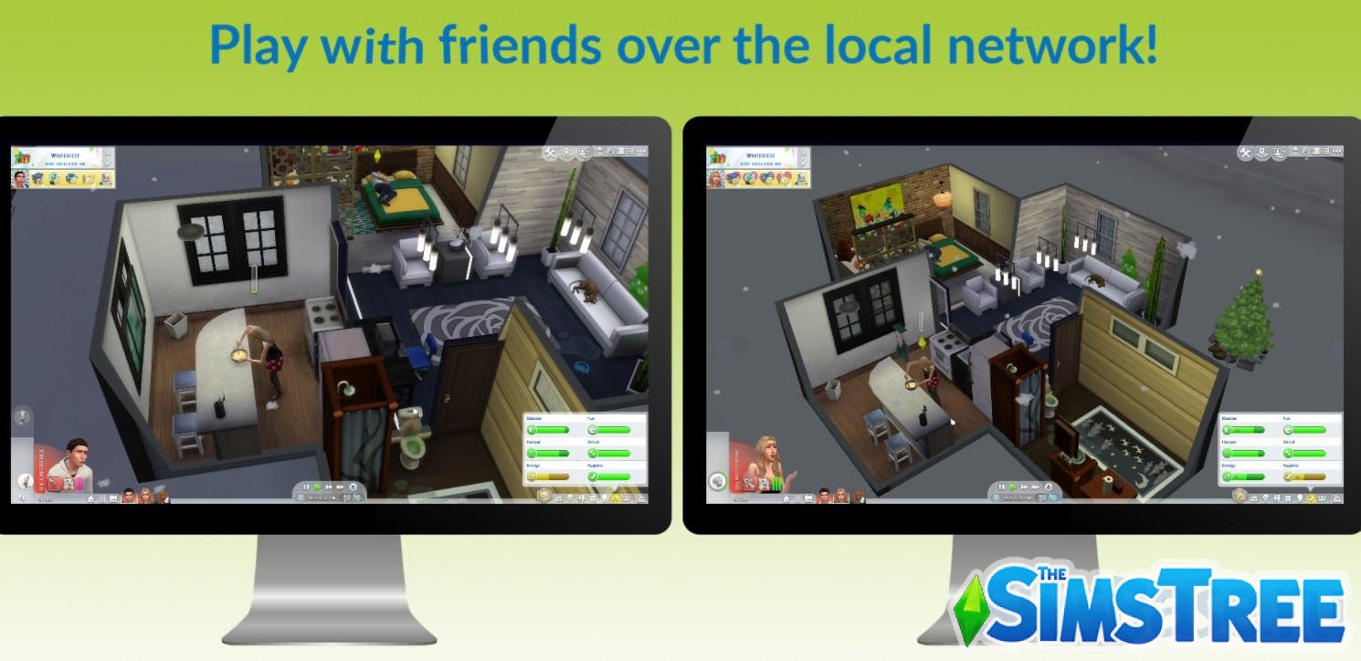 Мод «Мультиплеер или Multiplayer Mod» от sims4multiplayer для Sims 4