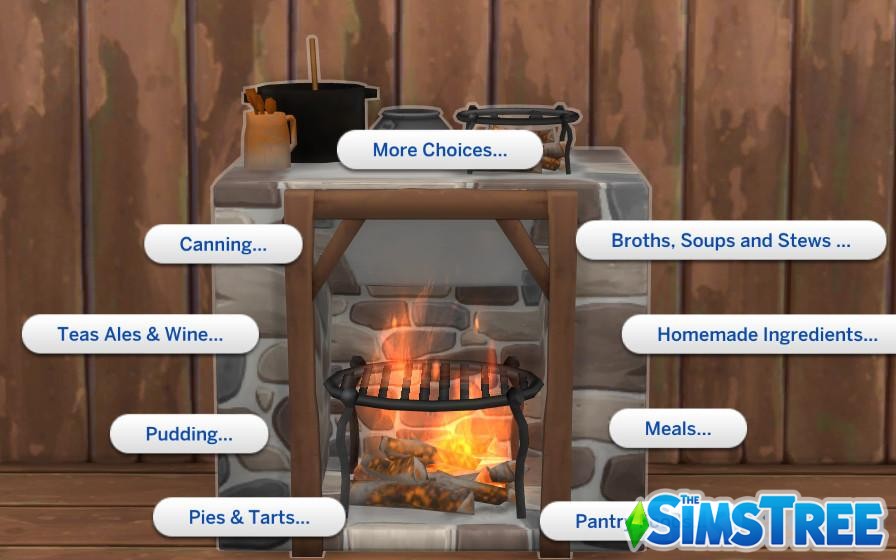 Мод «Средневековая кулинария и жизнь или Olde Cookbook Kit» от Littlbowbub для Sims 4
