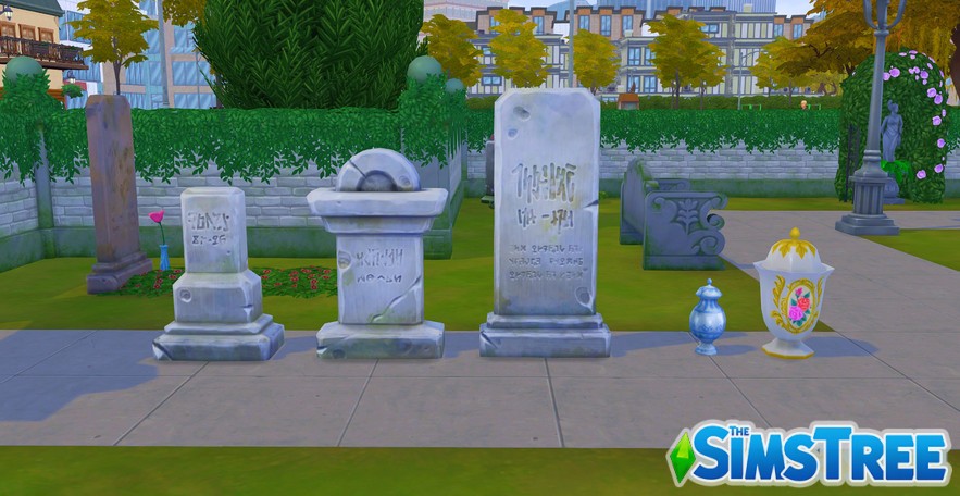 Мод «Улучшенный участок Кладбище» от ChippedSim для Sims 4