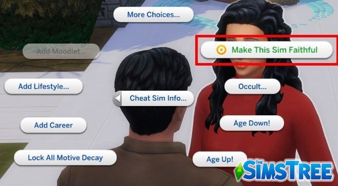 Мод «Верность» от shushu для Sims 4