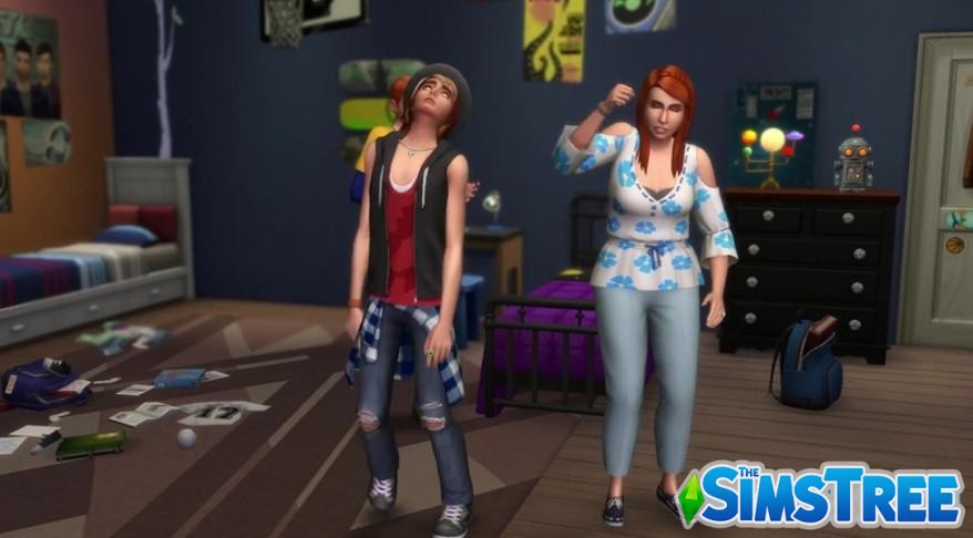 Набор модов «Хитрости и изменения для Старшей школы» от adeepindigo для Sims 4