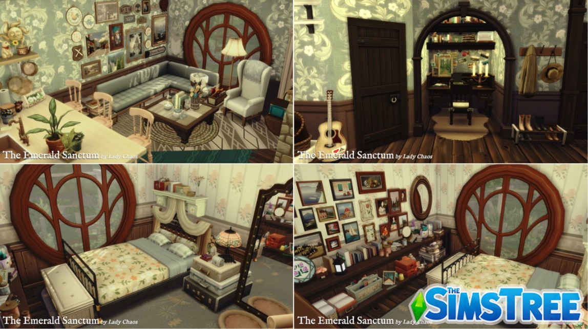 Жилой дом Сказочная поляна от ladychaos для Sims 4