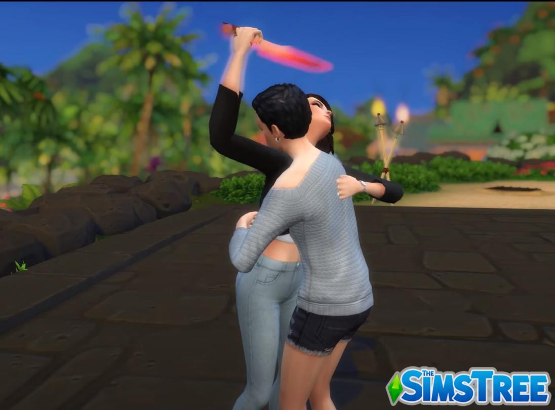 Мод «Экстремальная жестокость или Extreme Violence 2.4» от sacrificial для Sims 4