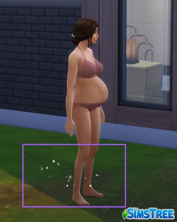 Мод «Новый функционал Реалистичный процесс родов или Child Birth Mod» от PandaSama для Sims 4