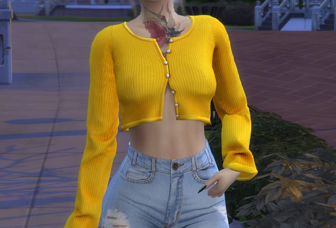 Crop Top Cardigan от NitroPanic