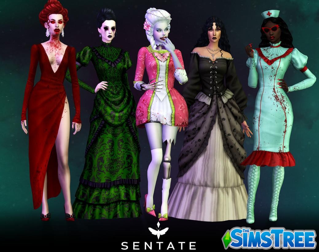 Жуткие СС для Хеллоуина в Sims 4