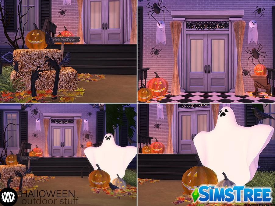 Жуткие СС для Хеллоуина в Sims 4