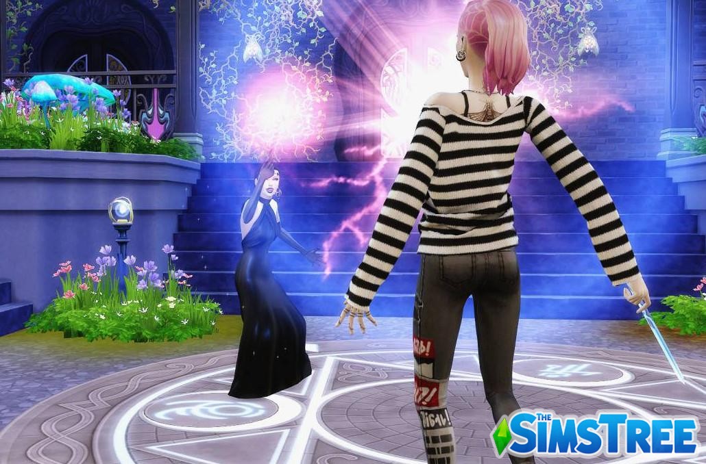 Мод «Новые заклинания боли и страдания» от Kuttoe для Sims 4