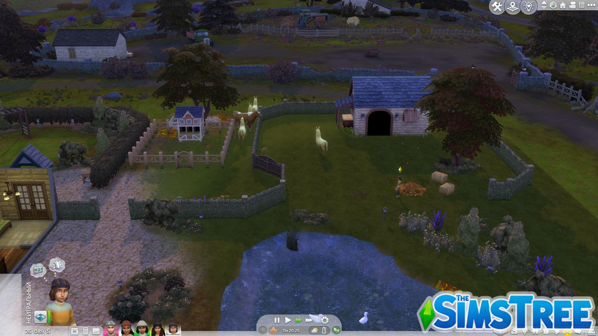 Мод «Свободный выгул фермерских животных v.1.5» от lot51 для Sims 4