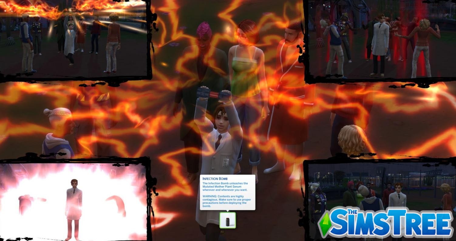 Мод «Убийства и хаос: Зомби» от NeedCoffee4That для Sims 4