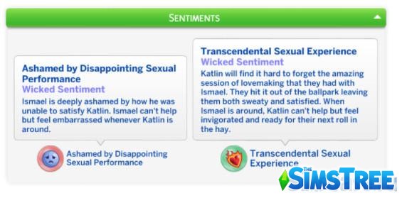 Мод «WickedWhims 1.82» от TURBODRIVER для Sims 4