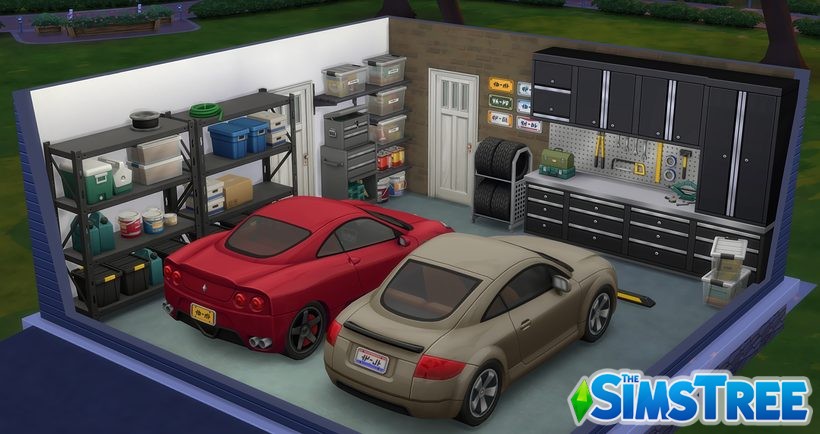 Мод Garage And Storage для Sims 4