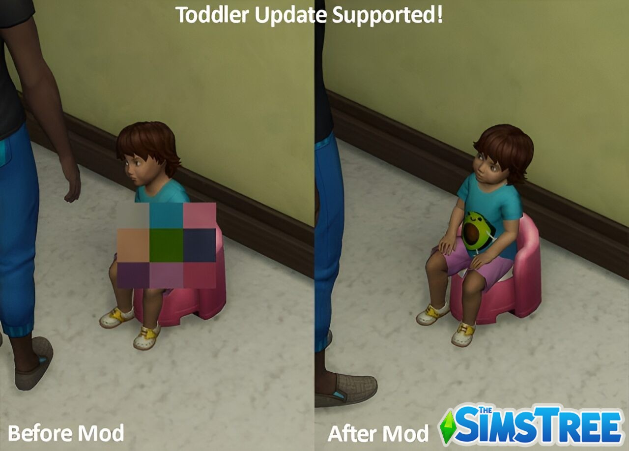 Мод Антицензор (No Mosaic / Censor Mod) для Симс 4