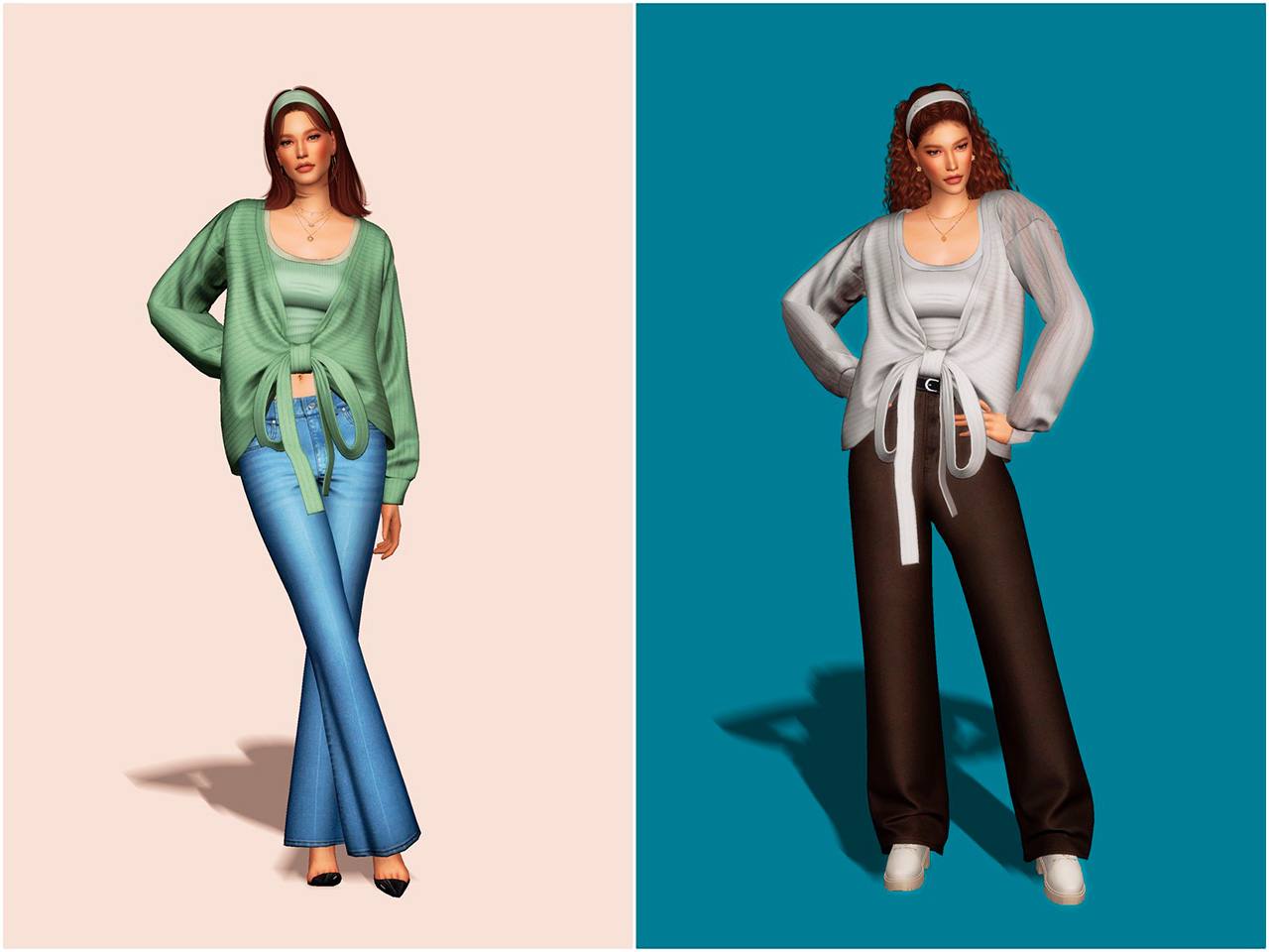 Кардиган Front Tie Cardigan