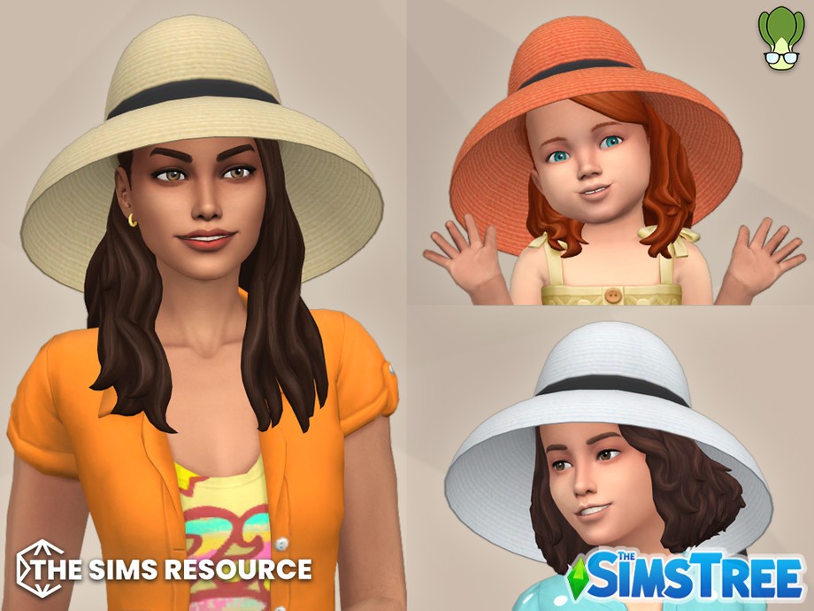 Летняя шляпка Black Bow Summer Hat