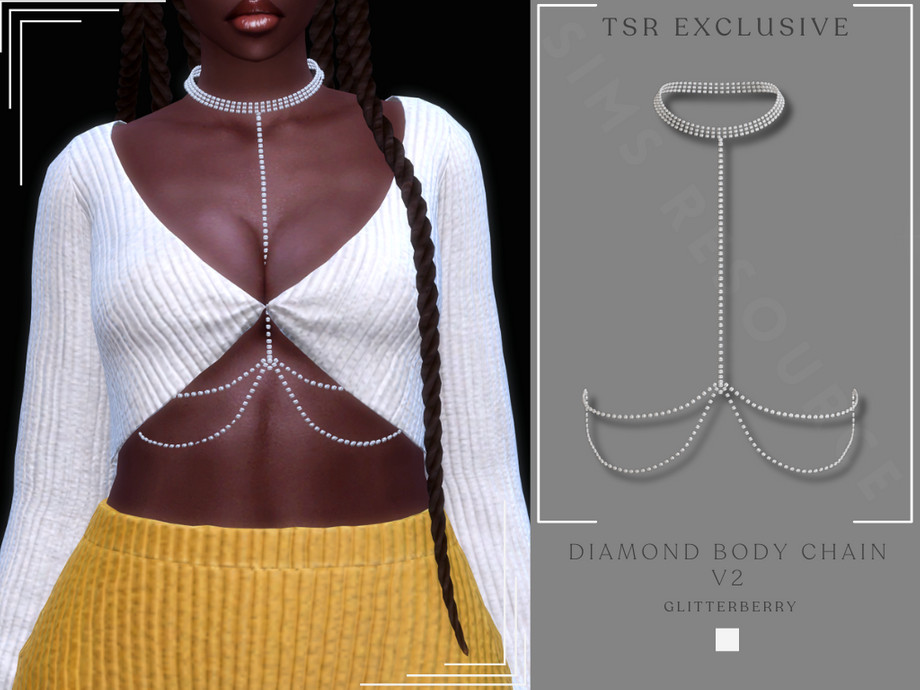 Цепочка для тела Diamond Body Chain