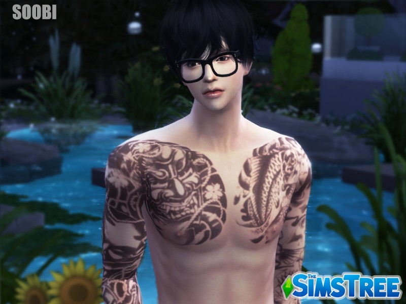 Добавьте бунтарский стиль с Tattoo Upper Arm L v01