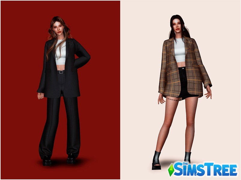 Женский блейзер Blazer w Crop Tee