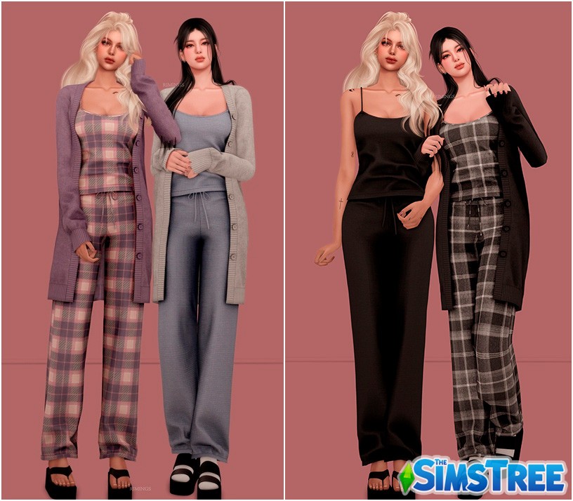 Пижама Comfy Pajama Twopiece Set