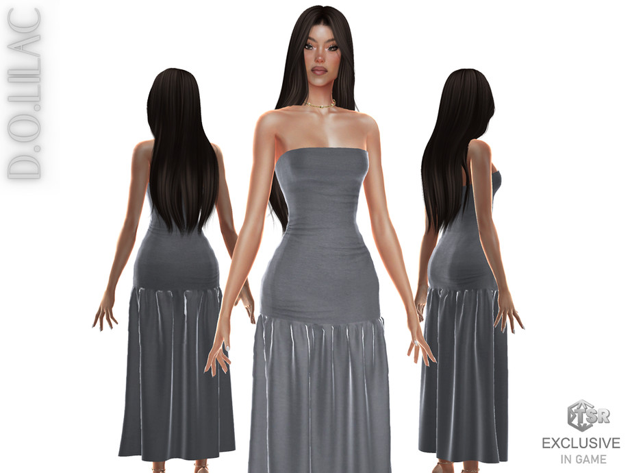 Платье Cotton Midi Dress 0963