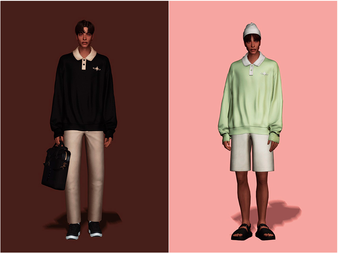 Свитер Polo Collar Sweater III