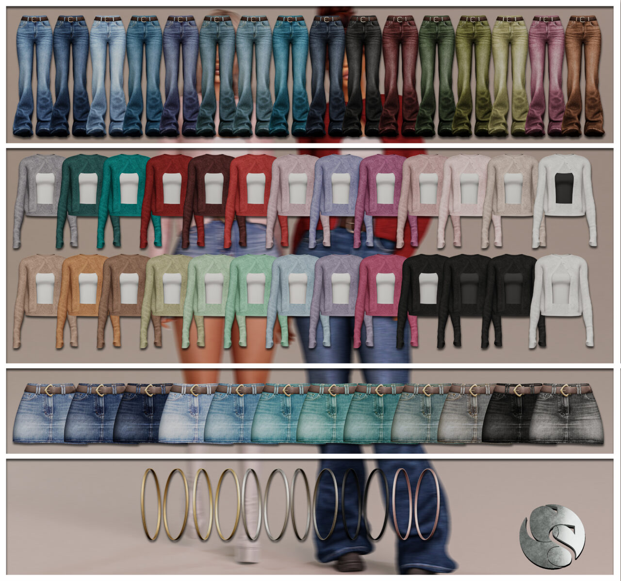 Комплект Denim & Knit Collection